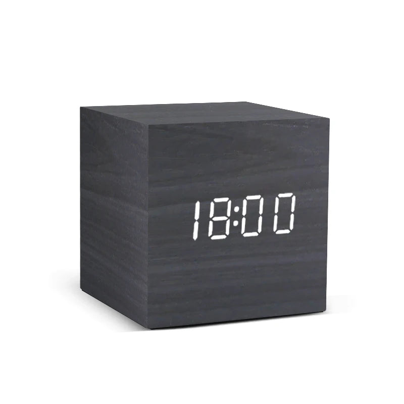 Voice-controlled alarm clock, Digital alarm clock with voice commands, Smart alarm clock with voice control, Hands-free alarm clock, Best voice-activated alarm clock, voice commands, internet connection.