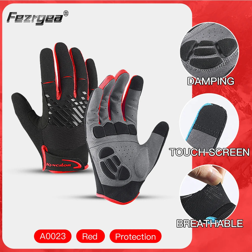 Close-up of a hand wearing touch screen gloves, swiping on a smartphone screen with ease