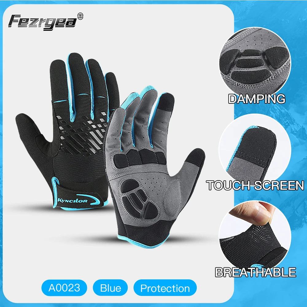 Close-up of a hand wearing touch screen gloves, swiping on a smartphone screen with ease
