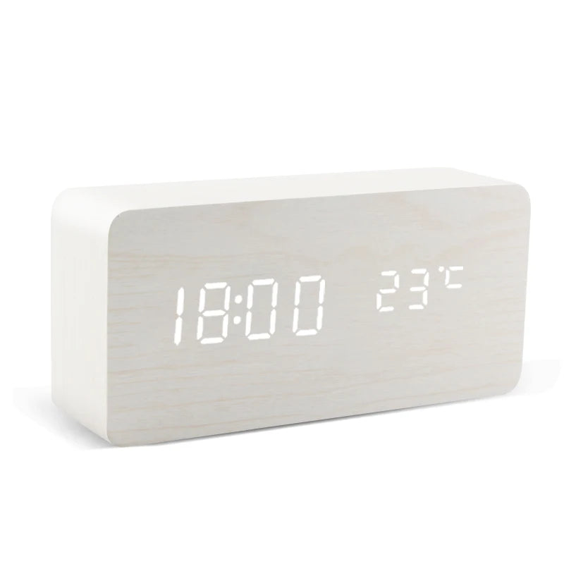 Voice-controlled alarm clock, Digital alarm clock with voice commands, Smart alarm clock with voice control, Hands-free alarm clock, Best voice-activated alarm clock, voice commands, internet connection.