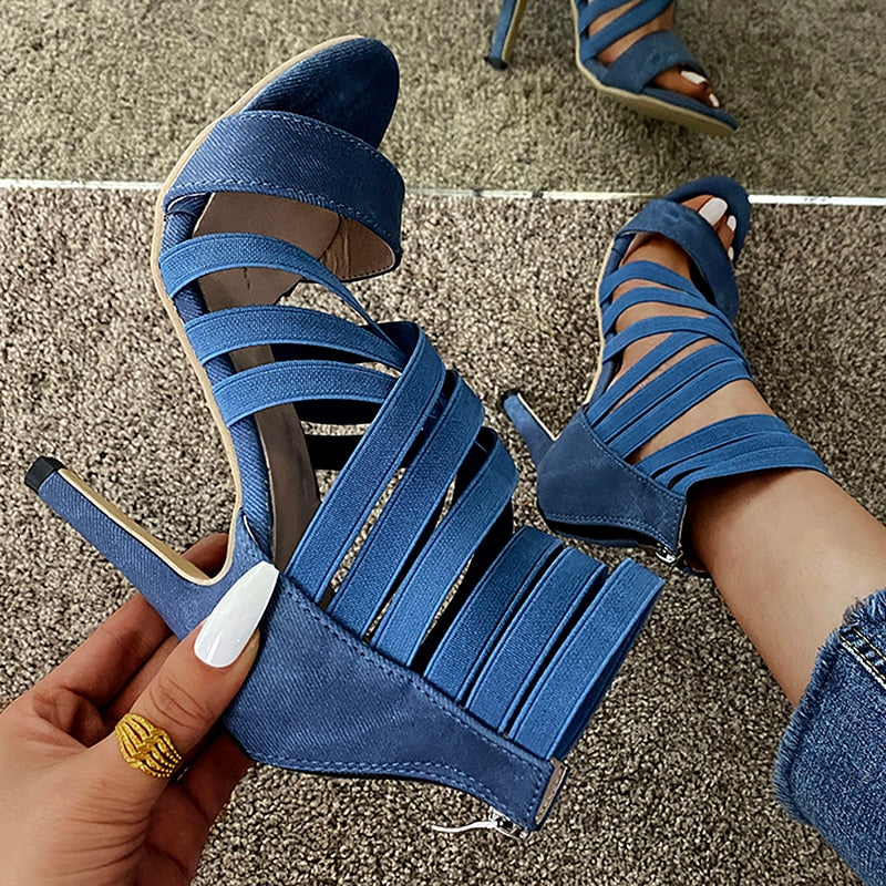 Strappy High Heels